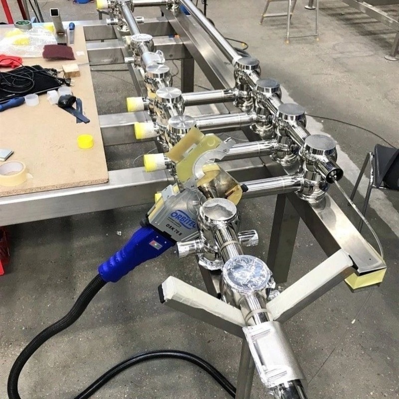 Dịch vụ hàn ống inox tự động Orbitalum