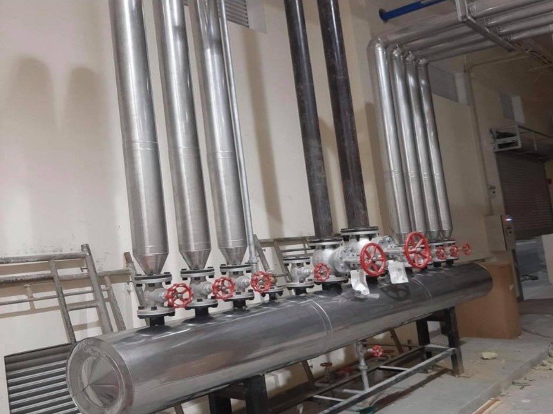 hệ thống ống vi sinh và ống hơi nóng